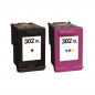 Pack Tinteiros Compatíveis c/ HP 302XL