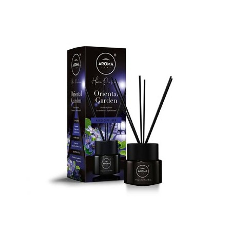 Ambientador Sticks Aroma Home Black S. Oriental Garden 100ml