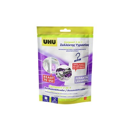 Desumidificador Compacto Lavanda UHU 100g