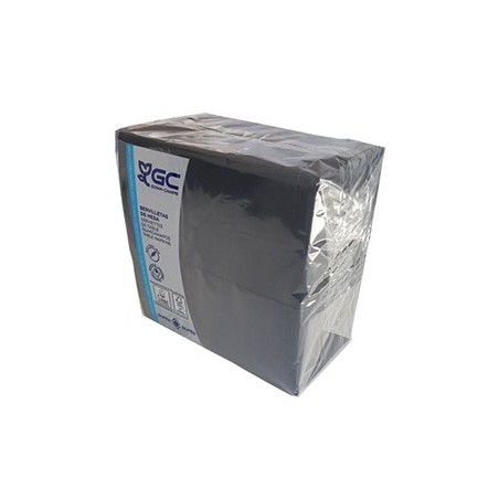 Guardanapos 40x40 1/8 2Fls Preto P&P 120un