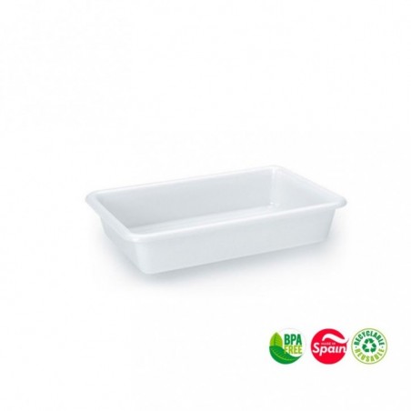 Tabuleiro Hotelaria 30x21x6cm 2L Branco