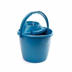 Cubo con Exprimidor Redondo 13 Litros Azul