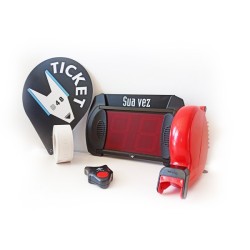 Kit dispensador senhas de Vez