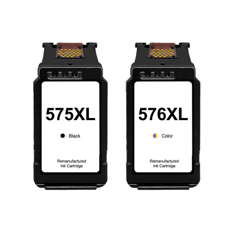 Pack Tinteiros Compatível Canon CL-576XL + PG-575XL
