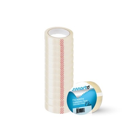 Fita Adesiva 12mmx33m Clear