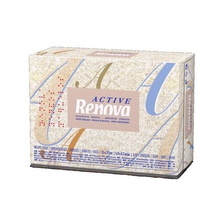 Renova Active Lenços Papel Facial Mini 14x19.5cm 6 Caixas c/46un | Entrega 24-48h